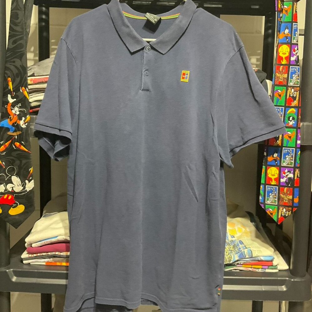 Grey Nike polo shirt